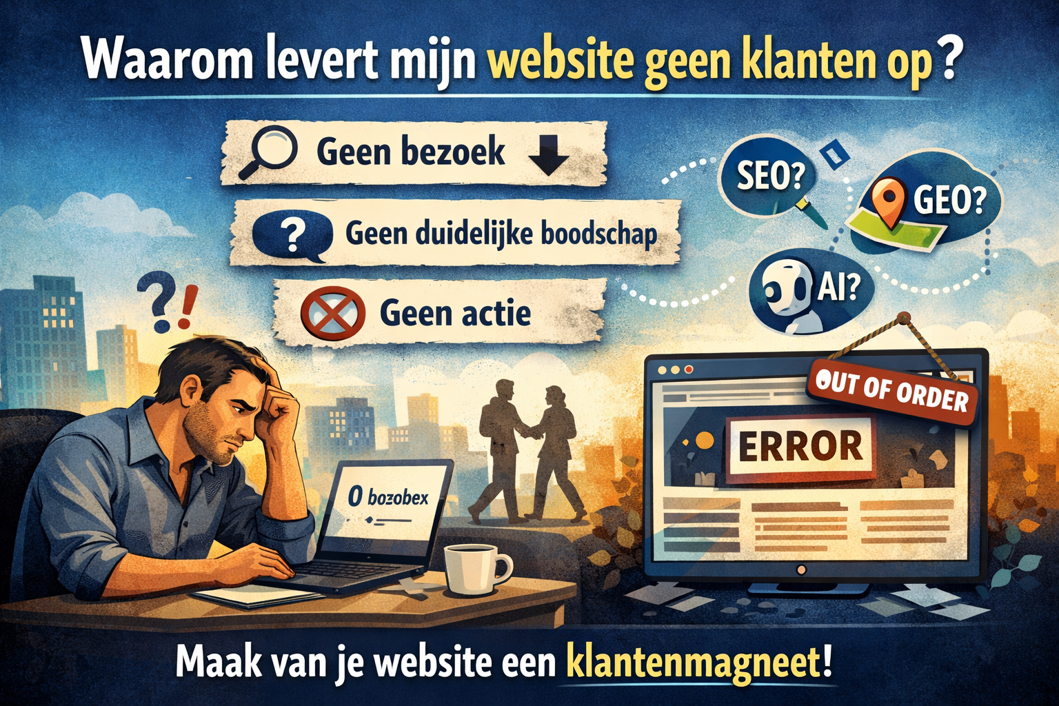 Waarom levert mijn website geen klanten op?